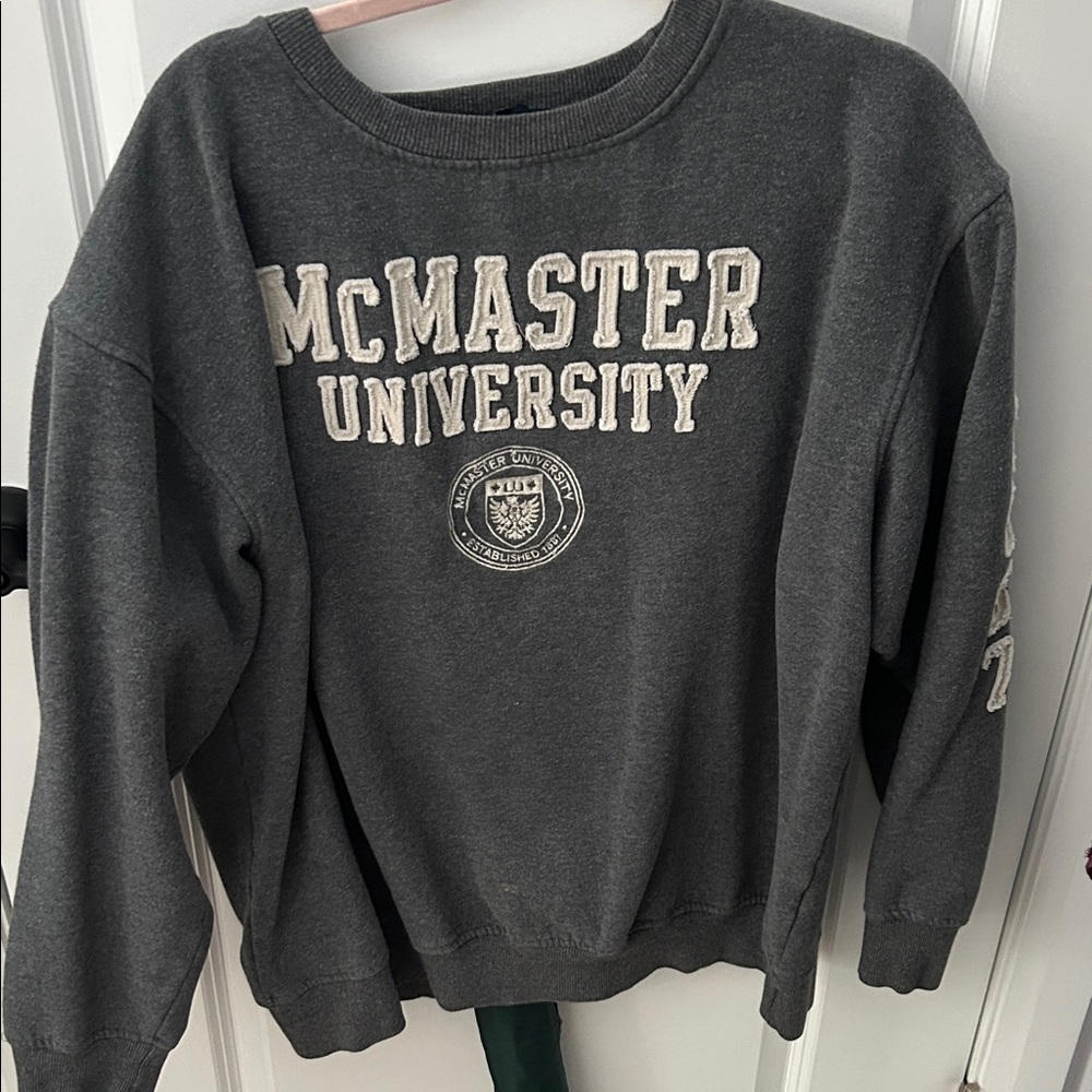 McMaster University Gray Sweatshirt